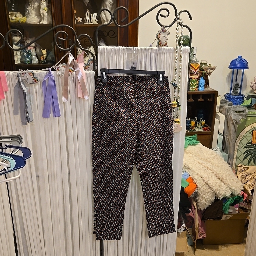 Attire New York Multicolor Patterned Pants